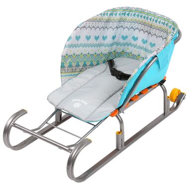 Матрасик (сиденье мягкое) для санок Ника "Вязаный узор" #0