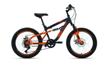 ALTAIR MTB FS 20 disc (20" 6 ск. рост 14") 2019-2020, серый/оранжевый, RBKT02N06005 #0