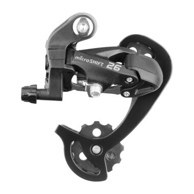Переключатель задний MICROSHIFT RD-M26S, 7/8 скор., крепление (на болт) под петух, 11-36T (YRD207000105)