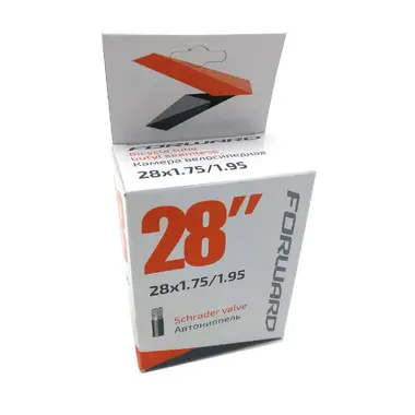 Камера 28x1,75/1,95 бутил, авто-ниппель, AV, FORWARD (VTU282NR192101)