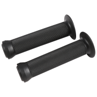 Рукоятки руля (грипсы, комплект), 130мм, резиновые, New Vision, с заглушками, инд. упак.