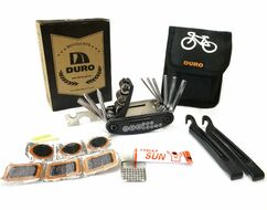 Набор инструментов, сумка DURO: Набор шестигранников 15в1, монтажки, велоаптечка, в фирм. упак. DURO