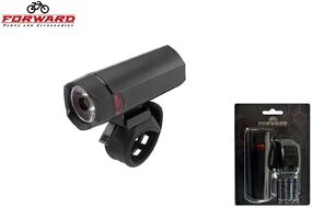 Фара передняя JY-7058, 1 Super LED, 1 Вт, 40 Lumens, 2 режима работы, блистер, FORWARD (черный, УТ00021953)