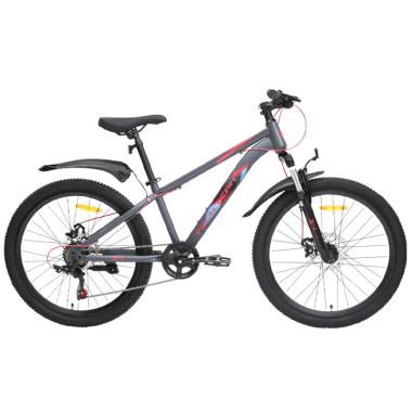 Велосипед TECH TEAM TENET 24 disc (24" 7 ск. рост 13") красный (NN013500)