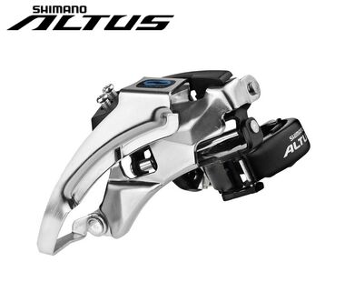 Переключатель передний SHIMANO FD-M310 ALTUS, универсальная тяга, хомут 1-3/8 (34,9), 48-42T (AFDM310L6)