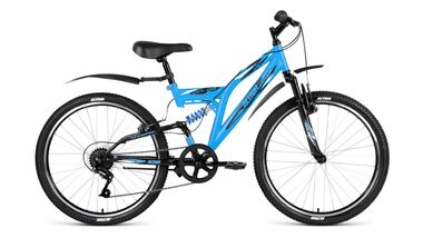 ALTAIR MTB FS 24 1.0 (2018, голубой/черный мат.) #0