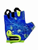 Велоперчатки детские Letters, гелевые вставки, 4XS (синий, VG939childletters4)