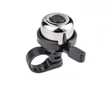 Звонок велосипедный, L-A-67, алюминий/пластик (серебристый металлик, RNVLA6700001)