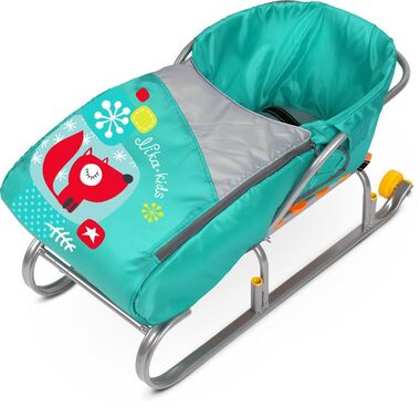 Матрасик (сиденье мягкое) для санок с попоной Ника "Лисичка" СС3-1 #0