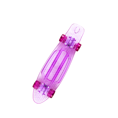 Скейтборд пластиковый Transparent 22" #2