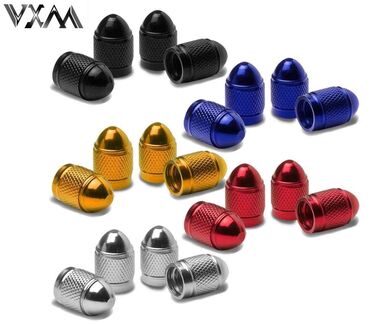 Колпачок на ниппель алюминиевый, VXM, пуля (цвета в ассортименте, УТ00019025)