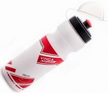 Бутылочка велосипедиста с защитой от пыли, 750 мл, инд. уп. (белый/красный, SB21-2red)