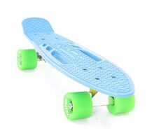 Скейтборд (Пенниборд) PWS Sidney Fish 22" голубой/зеленый