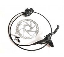 Тормоз задний, комплект, гидравлический, UB-001, PM/PM, 160 мм, 1350 мм, SAIGUAN, в сборе, с ротором 160 мм