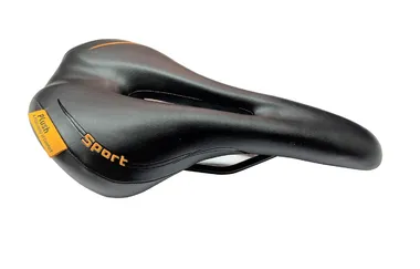 Седло актив SPORT, 270x150 мм, с вент. отверстием, MTB Series (черный, УТ00024900)