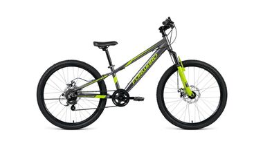 FORWARD RISE 24 2.0 disc (24" 7 ск. рост 11") 2019-2020, серый/зеленый, RBKW01647004 #0