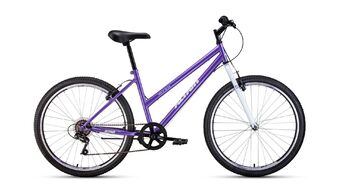 ALTAIR MTB HT 26 low (26" 6 ск. рост 15") 2019-2020, фиолетовый/белый, RBKT0MN66015