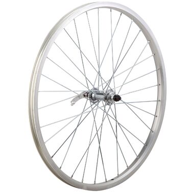 Колесо в сборе 28" переднее, втулка SF-HB03F (черная) 36 отв. под эксцентрик, одностеночный обод (RWF2836H0004)