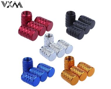 Колпачок на ниппель алюминиевый, VXM, круглый (цвета в ассортименте, УТ00019023)