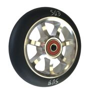 Колесо для экстрим. самоката, 110 мм, алюмин., фрезер., в сборе с подш., ABEC9