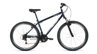 ALTAIR MTB HT 27,5 1.0 (27,5" 21 ск. рост 17") 2020-2021, темно-синий/серебристый