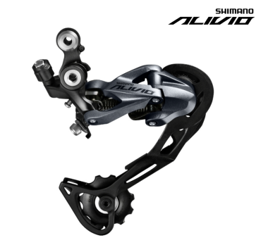 Переключатель задний SHIMANO ALIVIO RD-M4000, 9 скор., крепление (на болт) под петух, Direct mount, SGS (ARDM4000SGS)