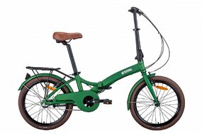 BEARBIKE Brugge (20" 3 ск. рост. OS) 2020-2021, зеленый матовый, 1BKB1C303002