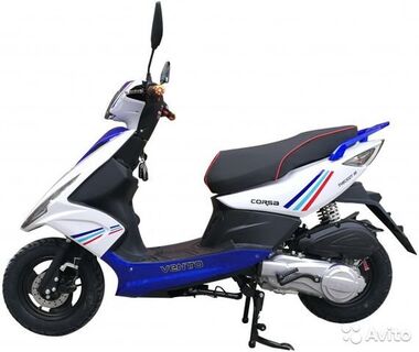 Скутер Vento Corsa синий