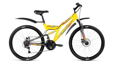 ALTAIR MTB FS 26 2.0 disc (2018, желтый/серый мат.) #0