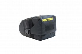 Велосумка Forward под седло,18х9х9 см, водоотталкивающее покрытие ПВХ, влагозащитная молния, стропа для крепления фонарика, нейлон 1680D (555-534)