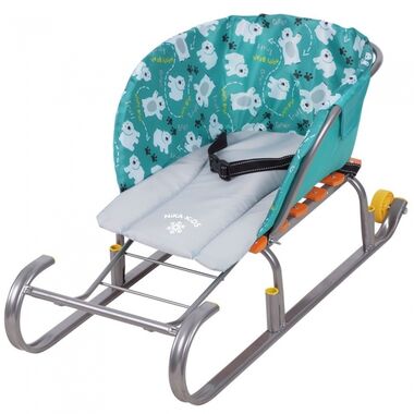 Матрасик (сиденье мягкое) для санок Ника "Мишки" #0