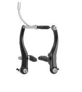 Тормоз, V-brake, задний, алюминиевый,  FWD, 115 мм, рычаги с тормозн. колодками 55 мм., (компл. 2шт.) инд. упак.