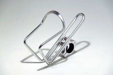 Флягодержатель с креплением на руль, алюм. (серебристый, HC 14 silver) #1