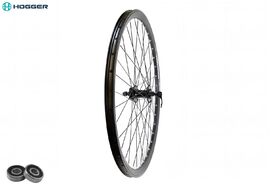Колесо в сборе 29" переднее алюминиевая втулка WZ-A282FQD, дисковая (6 винтов) на промподшипниках под эксцентрик, черные спицы, пистонированый двустеночный обод HOGGER (Weinmann) УТ00022182