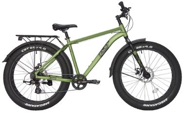 TECH TEAM FLEX 26 disc (Fat Bike 26" 8 ск. рост 19") зеленый (NN010432)