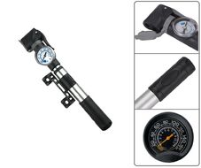 Насос компактный (ручной) BeePump алюминиевый с манометром универсальный, 25x262 мм, A/V, F/V, M25B-01A (NN002693)