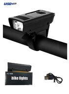 Фара передняя алюминиевая, USB кабель, 500 mAh, LED, 600 Lum, 4 режима работы, YS-1803 (F3265357)