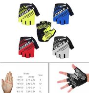 Велоперчатки "Seven X", короткие пальцы, антискользящие, биэластичные, силикон, лайкра, размер "L" (желтый/черный, SEVXE7KP1-L)