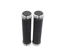 Рукоятки руля (грипсы, комплект), 130мм, TwoSideLock, инд. упак. (черный/белый)