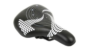 Седло детское/подростковое HF-AZ-9008 INFINITY, 235x150 мм, с замком (УТ00032028)