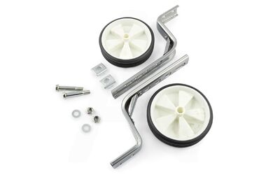 Колесики поддерживающие боковые 12"-20" в комплекте с кронштейнами и крепежом, 115 мм, D-1768 (серебрист./белый) УТ00022474