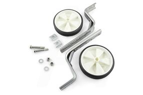 Колесики поддерживающие боковые 12"-20" в комплекте с кронштейнами и крепежом, 115 мм, D-1768 (серебрист./белый) УТ00022474