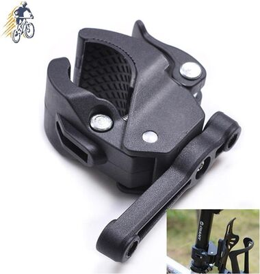 Крепление для флягодержателя на руль/подседельный штырь, поворотный 360° (черный, УТ00019022)