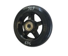 Колесо д/экстрим. самоката, 100 мм, алюминиевое, X-Treme SUB, с подшипниками ABEC 9 (черный)