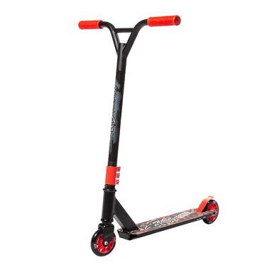 Самокат трюковый SUB ROCK 100 (NEW), черный/красный