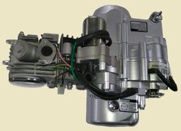 двигатель в сборе 4Т 125см3 1P153FMI (N-1-2-3-4) (с верх. э/стартером)