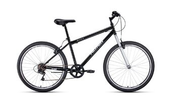 ALTAIR MTB HT 26 1.0 (26" 6 ск. рост 17") 2019-2020, черный/серый, RBKT0MN66002