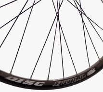 Колесо в сборе 29", Заднее, Алюминиевая втулка WZ-A282RB на промподшипниках, 32 отв., Дисковая (6 винтов), Под кассету 8/9 ск., Двустеночный, Пистонированный, DISC BULL