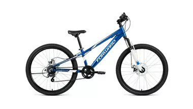 FORWARD RISE 24 2.0 disc (24" 7 ск. рост 11") 2019-2020, синий/белый, RBKW01647002 #0