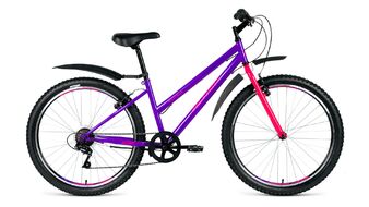 ALTAIR MTB HT 26 low (26" 6 ск. рост 17") 2018-2019 (фиолетовый, RBKN9MN66012)